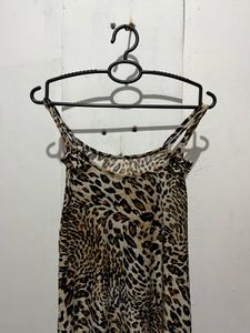 Length-39,,Leopard Print Slip Dress