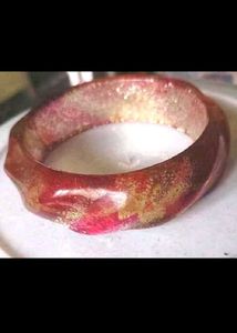 Unique Red &amp; Gold Bangle