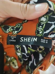 Printed Layered Sleeve Details Short Dress