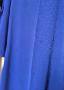 Blue V-Neck Dress