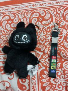 labubu and key chain set