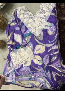 Floral Print Kurta Set with Dupatta