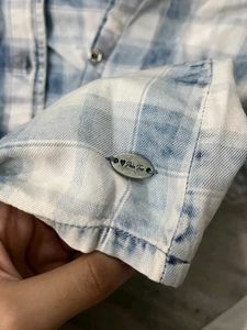 Plaid Button-Up Mini Dress With POCKETS