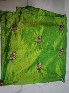 Green Elephant Print Fabric