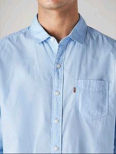 Classic Blue Levi's Button-Down Shirt