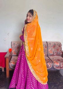 Purple Lehnga Choli