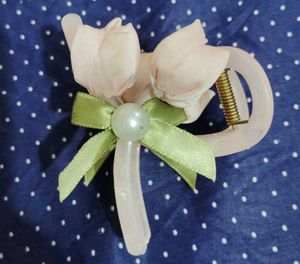 Floral Hair Claw Clip