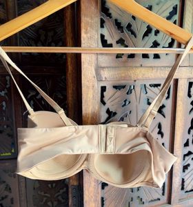 Strapless Beige Bra