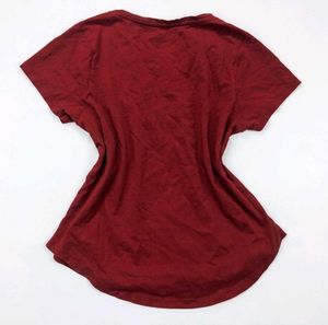 Red Love Embroidered T-Shirt