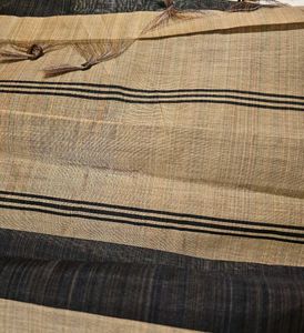 coffee brown silk cotton saree