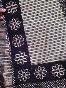 Unused Floral Sofa Cover | Brown | 1 Pc