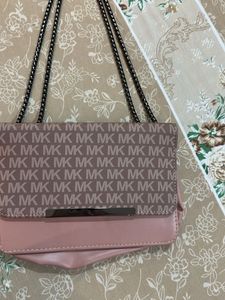 Brand New Stylish MK Print Chain Shoulder Bag