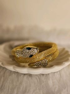 snake statement bracelet