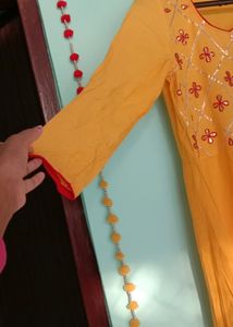 Mustard Colour Kurti