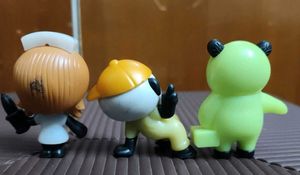 3 cadbury gems vintage Panda Toys Set