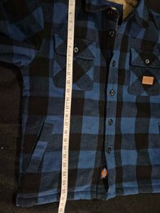 Dickies Men's Blue Plaid Flannel Jacket