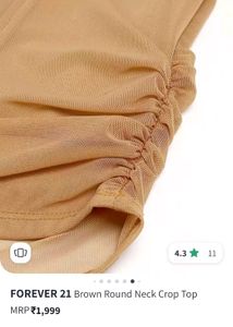 Forever 21 Top &amp; Puella Short Skirt Set ( Combo )