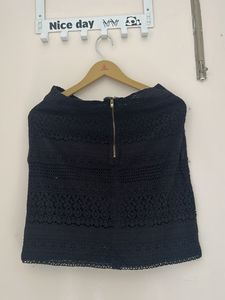 Black Lace Mini Skirt