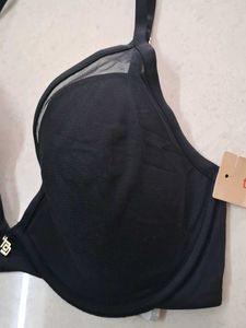 32D ThirdLove Black Mesh Bra