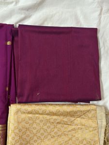 Deep Purple Banarasi Suit