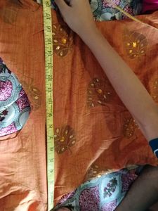 Boho Orange Kurti Top