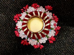 Beautiful Handmade Rangoli Diya