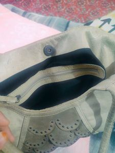 Pure leather Unique Scale-Pattern Tote Bag