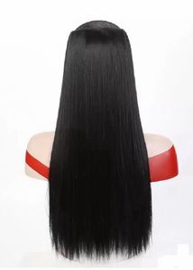 Clip-in Black Straight Hair Extensions
