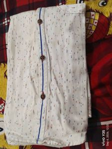 boys/kids White Printed Full Sleeve Shirt