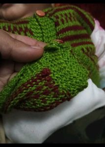 Hand-Knitted Baby Cardigan - Adorable!