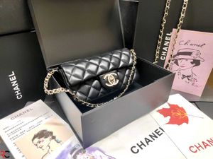 CHANEL* *MINI QUILTED MESSENGER BAG* WD BOX