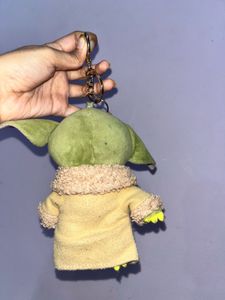 Baby Yoda Plush Keychain