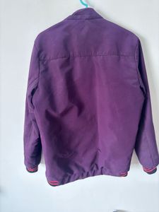 Stylish Purple Casual Jacket
