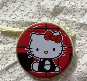 Hello Kitty Tartan Coin Pouch