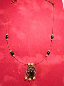 Elegant Pearl and Stone Necklace