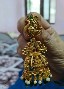 beautiful Indian laxmi devi long earrings for wome