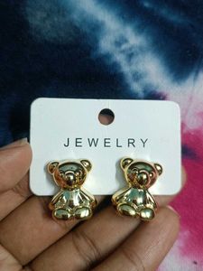 Cute Teddy Bear Earrings
