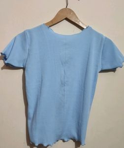 Light Blue Top For Baby Girl  8 -9 Year 28 Bust