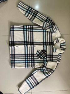 Zudio New Plaid Fleece Shirt Jacket
