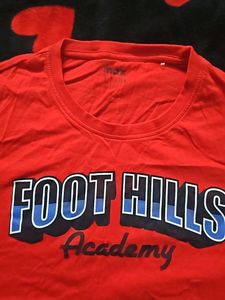 Max Red Foot Hills Academy T-Shirt
