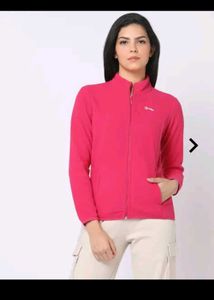 Women's Pink teamspirit Jacket for gym wear