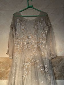 beautiful hand work gown