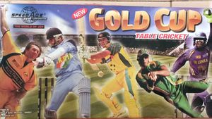 Vintage Gold Cup Table Cricket