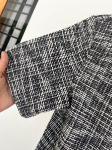 Cropped Tweed Jacket - Short Sleeve