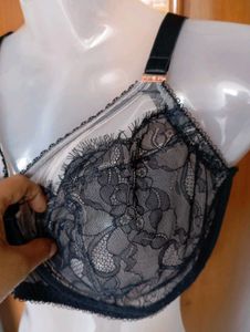 Black Lace Bra