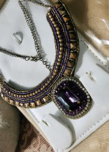 Purple Queens Neckpiece