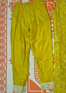 Yellow Kurta Set with Pants