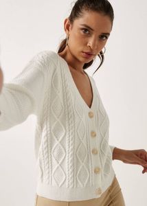 Stylish Cable Knit Cardigan🤍🧿
