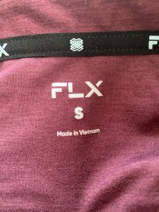 FLX Men's Purple Polo T-Shirt