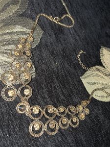 Chic Rhinestone Statement Necklace
